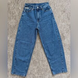 Calvin Klein  Blue Barrel Women's Jeans